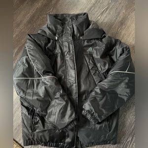 Adidas Cropped Puffer Jacket Size S
